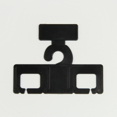 PP Custom Printing Custom Sticker Label Black Plastic Suspender Hanger
