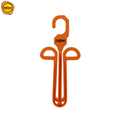 Customized Logo Orange Plastic Hanger For Shoes/ Slippers