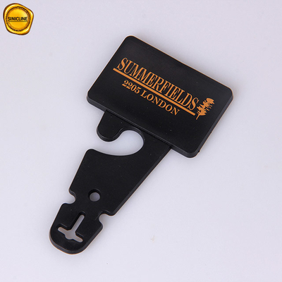 2.5mm Thick Portable GRS Black Plastic Belt Hanger 80mm