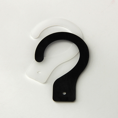 Simple White Black Solid Color Small Plastic Hooks Without Logo