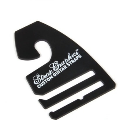 6*9CM Custom Black Neck Tie PE Hangers Double Support Arms