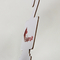 Custom Logo Printing Paper Cardboard Hanger Display Tag For Ties Silk Scarf