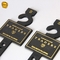 Gold Foil Stamping Logo Plastic Belt Hangers For Closet