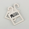 Custom 49mmx90mm Paper Display Hangers For Pet Collar