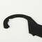 PP Custom Black Plastic Belt Display Hook Hanger For Retail Use
