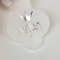 OEM ODM 1.8g White Plastic Hooks Silver Foiling Logo