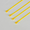 Multi Purpose Yellow Nylon Cable Ties 3.6mmX250mm Self Locking Nylon 66 Cable Ties