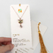 Jewelry Display Cards With Tassel