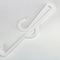 PE Semitransparent Plastic Sock Hangers With Foil Printing Logo